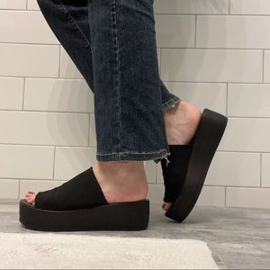 Steve Madden Slinky Platform Slides